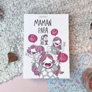 Couverture du livre Maman papa et moi et moi et moi par minikim maïté lajic